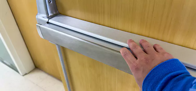 Installing a Push Bar on a Door Edmond
